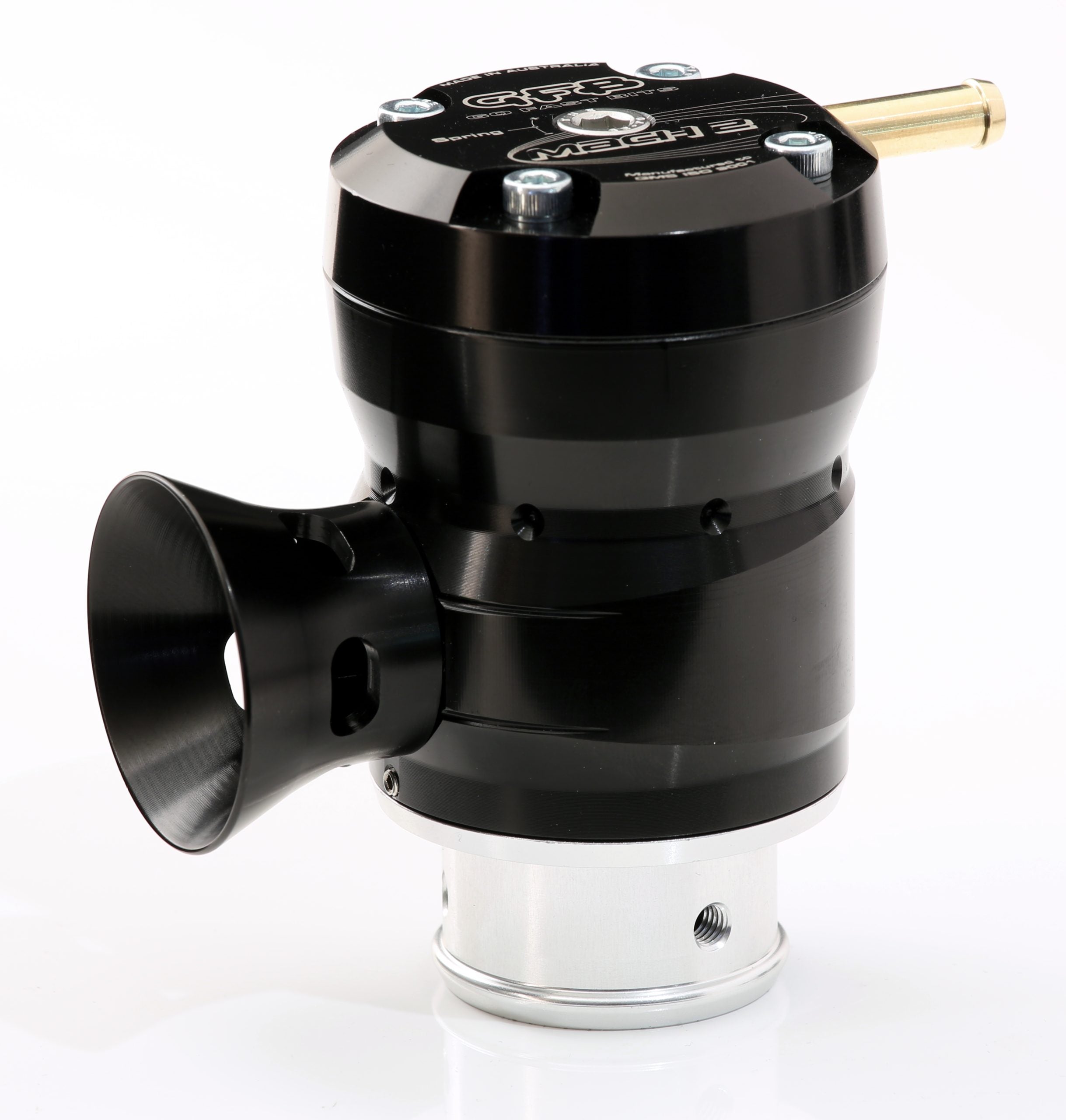 GFB Mach Two Diverter Valve Blow Off Valve high performance turbo boost control system automotive upgrade part installed for improved turbo response Autech Store Auckland quality performance component