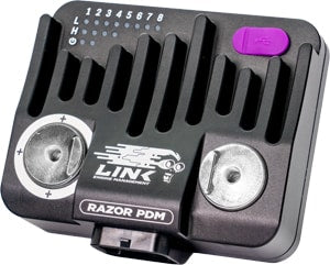 Link Razor PDM programmable power distribution module by Link ECU intelligent digital fuse and relay replacement system for motorsport vehicles featuring CAN control ECU integration and advanced power management Autech Store Auckland automotive electronics system